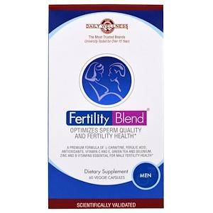 Daily Wellness Company, Fertility Blend, Men, 60 Veggie Capsules - HealthCentralUSA