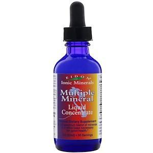 Eidon Mineral Supplements, Ionic Minerals, Multiple Mineral, Liquid Concentrate, 2 oz (60 ml) - HealthCentralUSA