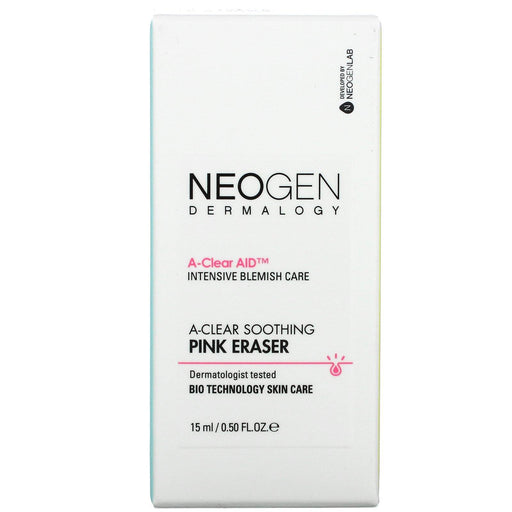 Neogen, A-Clear Soothing Pink Eraser, 0.50 fl oz (15 ml) - HealthCentralUSA