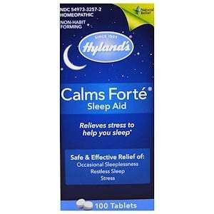 Hyland's, Calms Forté, Sleep Aid, 100 Tablets - HealthCentralUSA