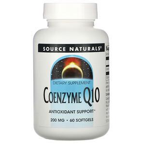 Source Naturals, Coenzyme Q10, 200 mg, 60 Softgels - HealthCentralUSA