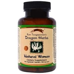 Dragon Herbs, Natural Woman, 470 mg, 100 Veggie Caps - HealthCentralUSA