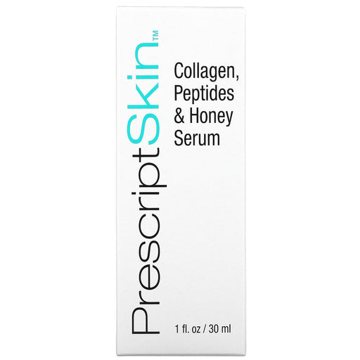 PrescriptSkin, Collagen, Peptides & Honey Serum, 1 fl oz (30 ml) - HealthCentralUSA