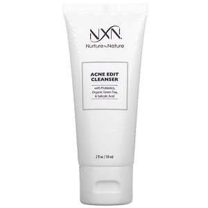 NXN, Nurture by Nature, Acne Edit, Cleanser, 2 fl oz (60 ml) - HealthCentralUSA