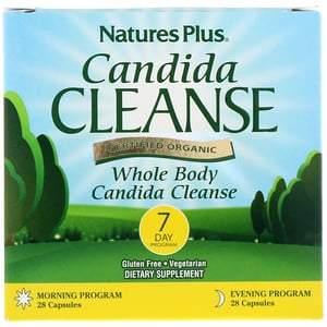 Nature's Plus, Candida Cleanse, 7 Day Program, 2 Bottles, 28 Capsules Each - HealthCentralUSA