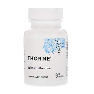 Thorne Research, Selenomethionine, 60 Capsules - HealthCentralUSA