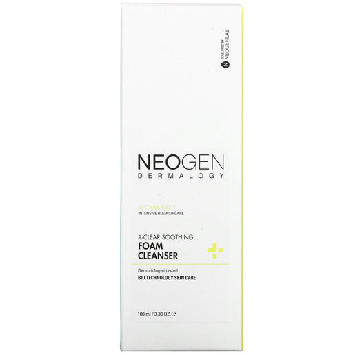 Neogen, A-Clear Soothing Foam Cleanser, 3.38 oz (100 ml) - HealthCentralUSA