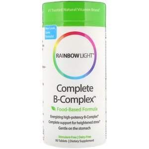 Rainbow Light, Complete B-Complex, Food Based Formula, 90 Tablets - HealthCentralUSA