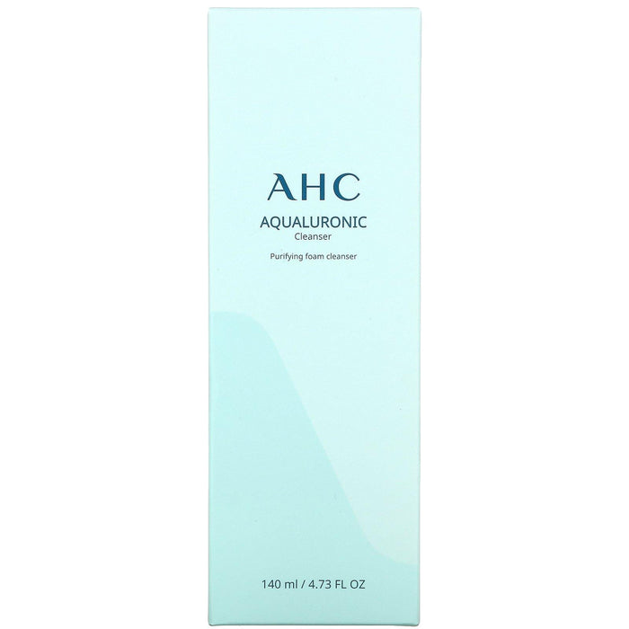 AHC, Aqualuronic Purifying Foam Cleanser, 4.73 fl oz (140 ml) - HealthCentralUSA