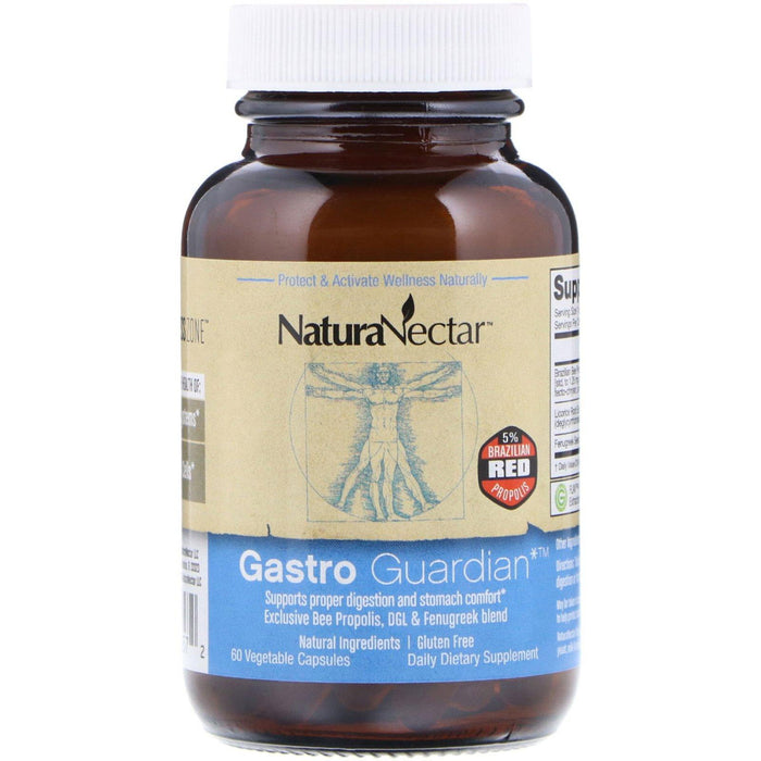 NaturaNectar, Gastro Guardian, 60 Vegetable Capsules - HealthCentralUSA