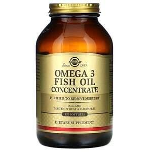 Solgar, Omega-3 Fish Oil Concentrate, 120 Softgels - HealthCentralUSA