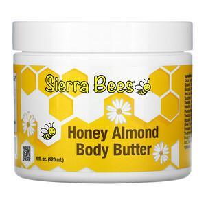 Sierra Bees, Honey Almond Body Butter, 4 fl oz (120 ml) - HealthCentralUSA