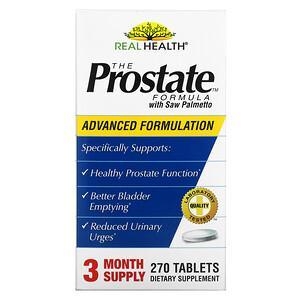Real Health, The Prostate Formula with Saw Palmetto, 270 Tablets - HealthCentralUSA