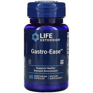 Life Extension, Gastro-Ease, 60 Vegetarian Capsules - HealthCentralUSA