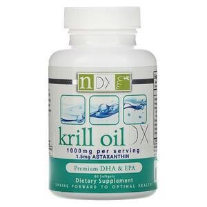 Natural Dynamix (NDX), Krill Oil DX, 1000 mg, 60 Softgels - HealthCentralUSA
