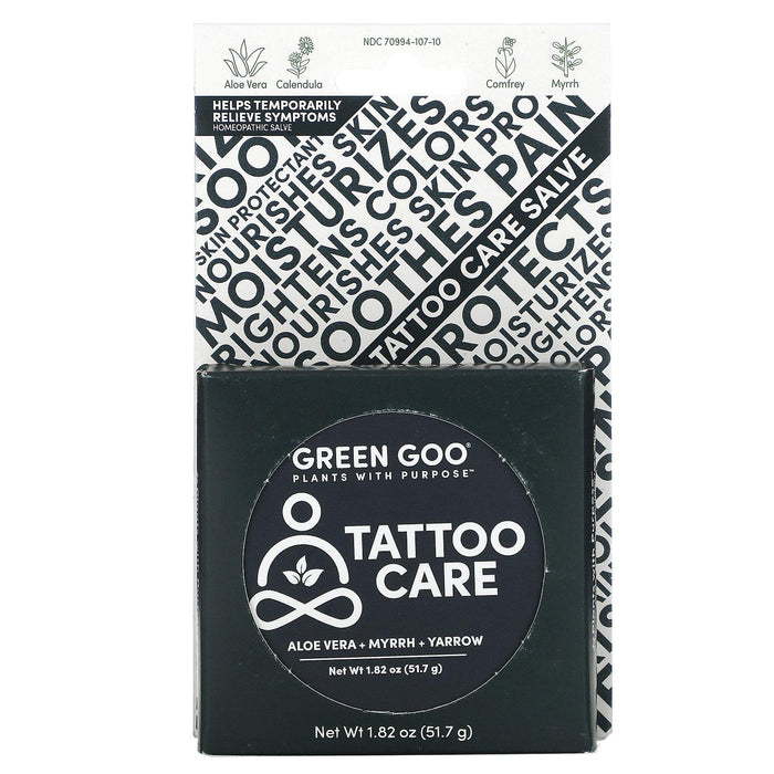 Green Goo, Tattoo Care Salve, 1.82 oz (51.7 g) - HealthCentralUSA