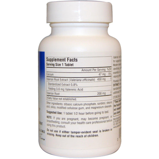 Planetary Herbals, Valerian Extract, Full Spectrum, 650 mg, 60 Tablets - HealthCentralUSA