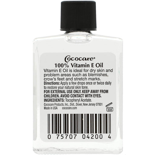 Cococare, 100% Vitamin E Oil, 28,000 IU, 1 fl oz (30 ml) - HealthCentralUSA