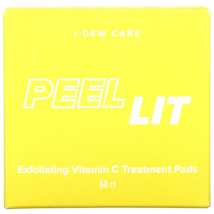 I Dew Care, Peel Lit, Exfoliating Vitamin C Treatment Pads, 60 Count - HealthCentralUSA