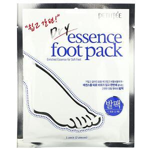 Petitfee, Dry Essence Foot Pack, 1 Pair - HealthCentralUSA