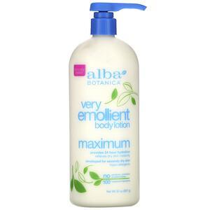Alba Botanica, Very Emollient, Body Lotion, Maximum Dry Skin Formula, 32 oz (907 g) - HealthCentralUSA