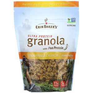 Erin Baker's, Ultra Protein Granola with Pea Protein, Peanut Butter, 12 oz (340 g) - HealthCentralUSA