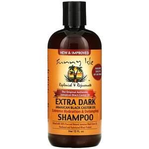Sunny Isle, Extra Dark Jamaican Black Castor Oil Shampoo, 12 fl oz - HealthCentralUSA