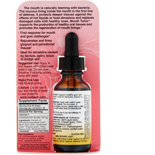 Herbs Etc., Mouth Tonic, 1 fl oz (30 ml) - HealthCentralUSA