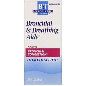 Boericke & Tafel, Bronchial & Breathing Aide, 100 Tablets - HealthCentralUSA