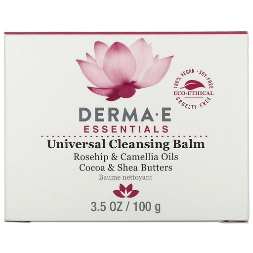 Derma E, Essentials, Universal Cleansing Balm, 3.5 oz (100 g) - HealthCentralUSA