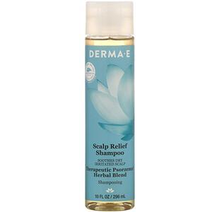 Derma E, Scalp Relief Shampoo, 10 fl oz (296 ml) - HealthCentralUSA