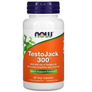 Now Foods, TestoJack 300, 300 mg, 60 Veg Capsules - HealthCentralUSA