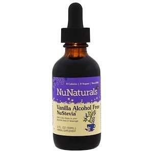 NuNaturals, Alcohol Free NuStevia, Vanilla , 2 fl oz (59 ml) - HealthCentralUSA