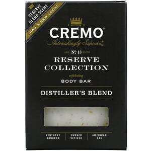 Cremo, Reserve Collection, Exfoliating Body Bar, No. 13 Distiller's Blend, Reserve Blend, 6 oz (170 g) - HealthCentralUSA