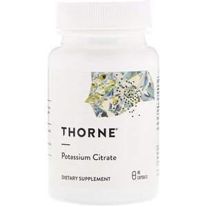 Thorne Research, Potassium Citrate, 90 Capsules - HealthCentralUSA