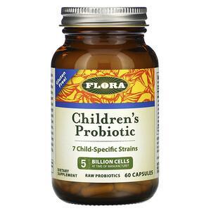 Flora, Children's Probiotic, 60 Capsules - HealthCentralUSA