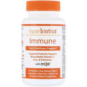 Hyperbiotics, Immune, Daily Wellness Support, 60 Time-Release Tablets - HealthCentralUSA