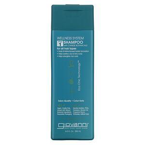 Giovanni, Wellness System Shampoo with Chinese Botanicals, For All Hair Types, Step 1, 8.5 fl oz (250 ml) - HealthCentralUSA