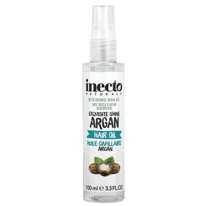 Inecto, Exquisite Shine Argan Hair Oil, 3.3 fl oz (100 ml) - HealthCentralUSA