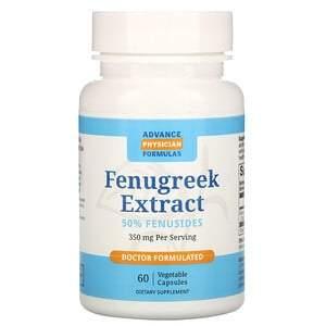 Advance Physician Formulas, Fenugreek Extract, 350 mg, 60 Vegetable Capsules - HealthCentralUSA