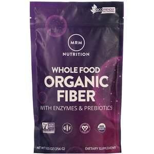 MRM, Whole Food, Organic Fiber with Enzymes and Prebiotics, 9.3 oz (256 g) - HealthCentralUSA