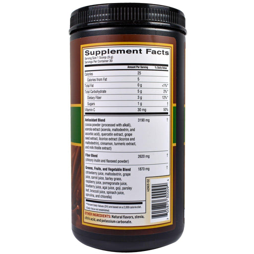 Barlean's, Greens, Powder Formula, Chocolate Silk, 9.52 oz (270 g) - HealthCentralUSA