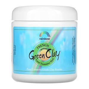 Rainbow Research, French Green Clay, Beauty Facial Treatment Mask, 8 oz (225 g) - HealthCentralUSA