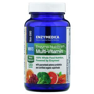 Enzymedica, Enzyme Nutrition Multi-Vitamin, Men's, 120 Capsules - HealthCentralUSA