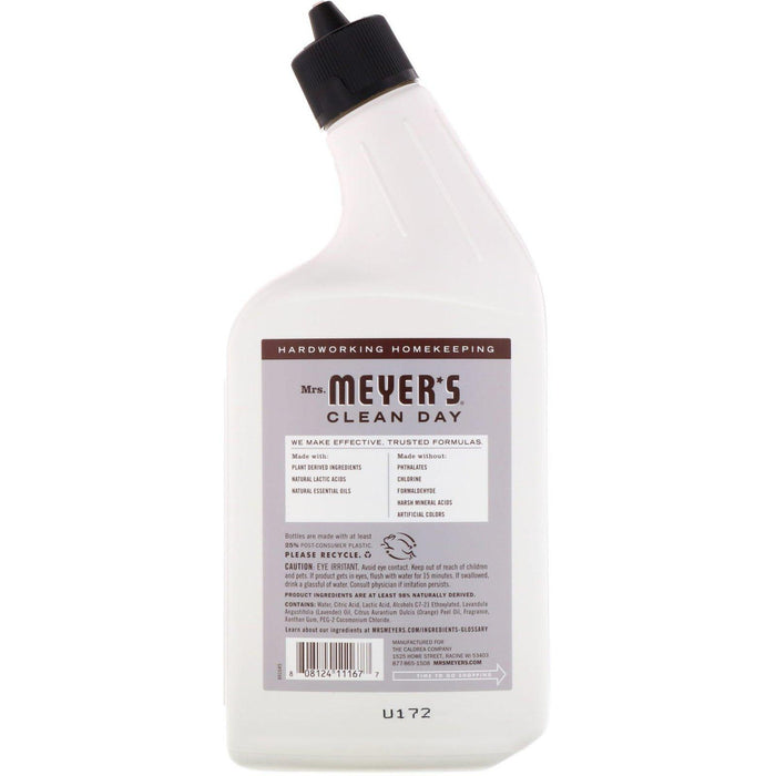 Mrs. Meyers Clean Day, Toilet Bowl Cleaner, Lavender Scent, 24 fl oz (710 ml) - HealthCentralUSA