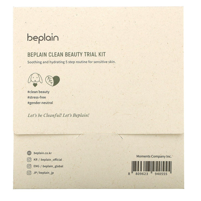 Beplain, Clean Beauty Trial Kit, 5 Piece Kit - HealthCentralUSA