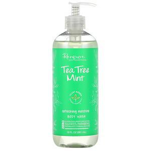 Renpure, Tea Tree Mint, Refreshing Moisture Body Wash, 19 fl oz (561 ml) - HealthCentralUSA