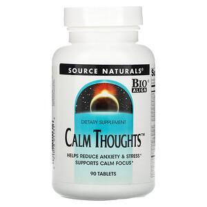 Source Naturals, Calm Thoughts, 90 Tablets - HealthCentralUSA