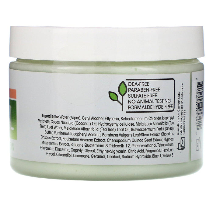 Advanced Clinicals, Tea Tree Oil, Detoxifying Hair Mask, 12 oz (340 g) - HealthCentralUSA