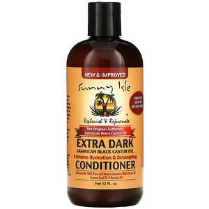 Sunny Isle, Extra Dark Jamaican Black Castor Oil Conditioner, 12 fl oz - HealthCentralUSA
